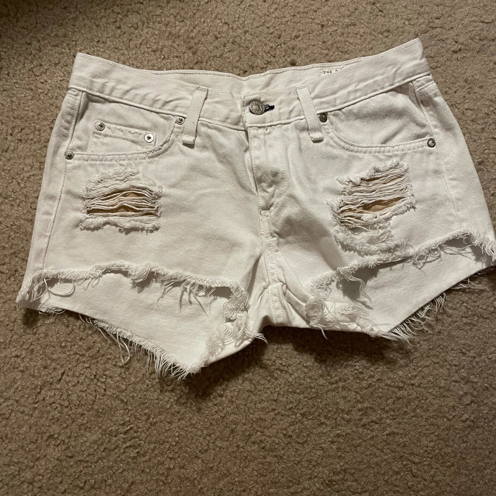 Rag&Bone white shorts